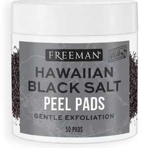 Freeman Gentle Exfoliating Hawaiian Black Salt Peel Pads - 50 Pads